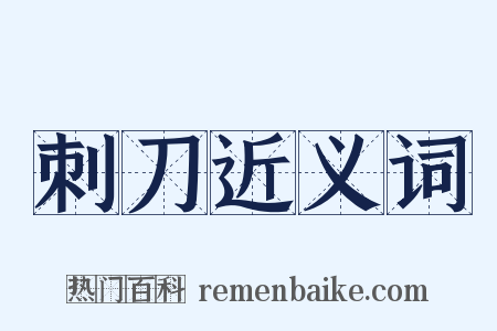 刺刀近义词是什么意思的图片